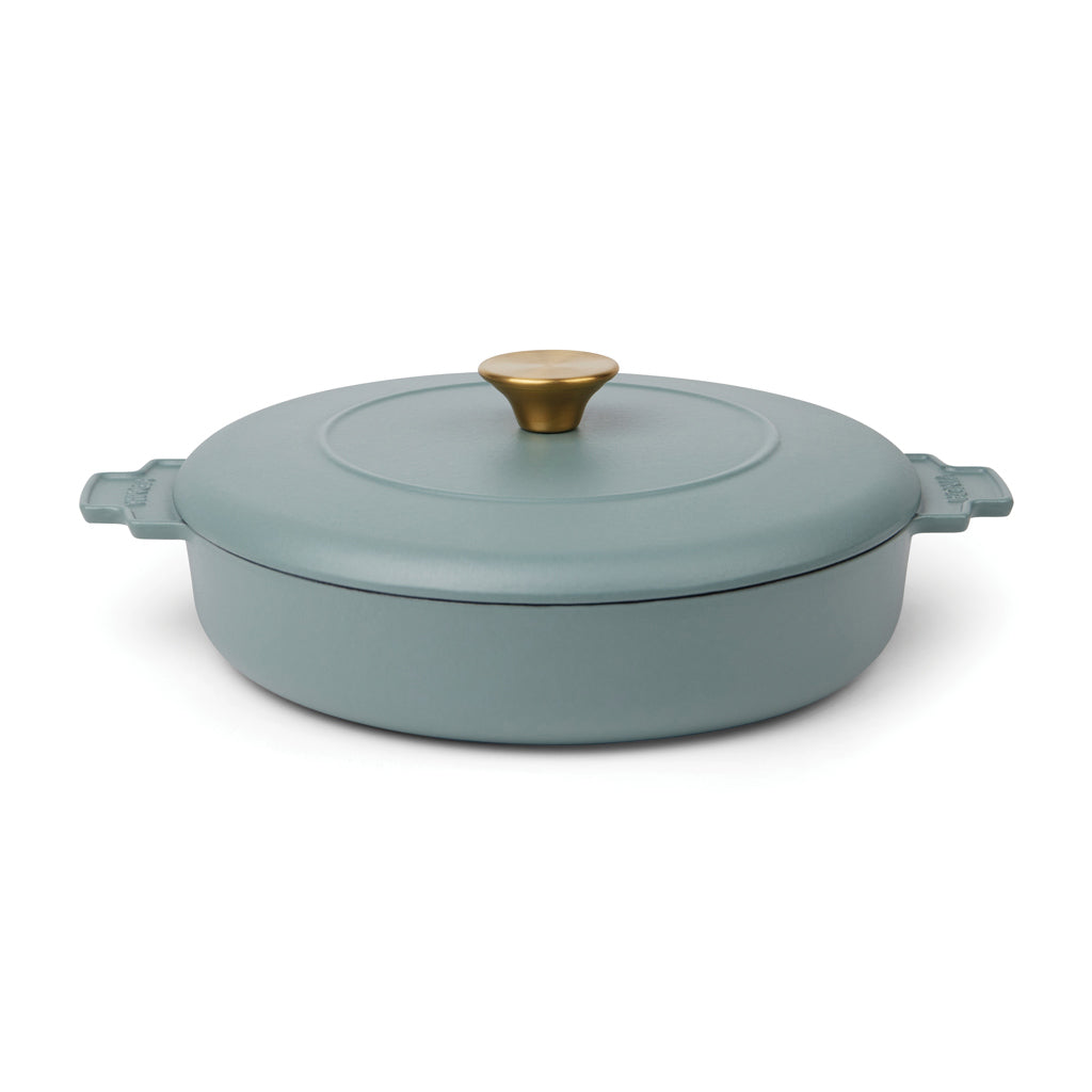 Braadpan 2,5 L, geëmailleerd gietijzer, blauw
