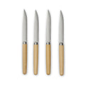 Vleesmessenset van 4, Scandinavisch design, staal