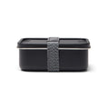 Lunchbox van gerecycled roestvrij staal, 750 ml, zwart