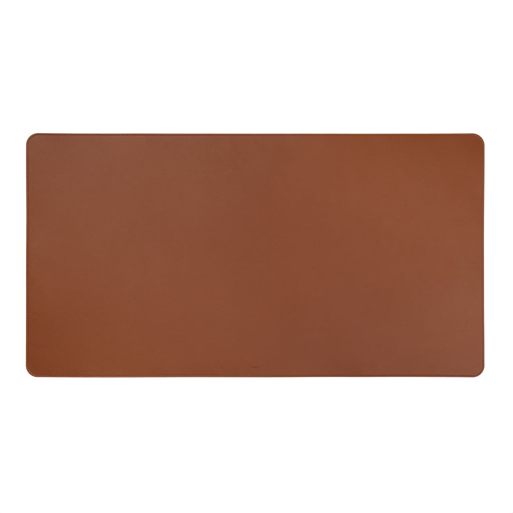 Bureaulegger, dubbel gelaagd PU, 75x40 cm, bruin