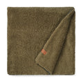 Dubbellaagse deken van gerecycled polyester, 170x130 cm, groen