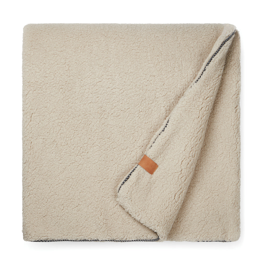 Dubbellaagse deken van gerecycled polyester, 170x130 cm, bruin