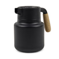 Isoleerkan 1200 ml, gerecycled RVS, zwart