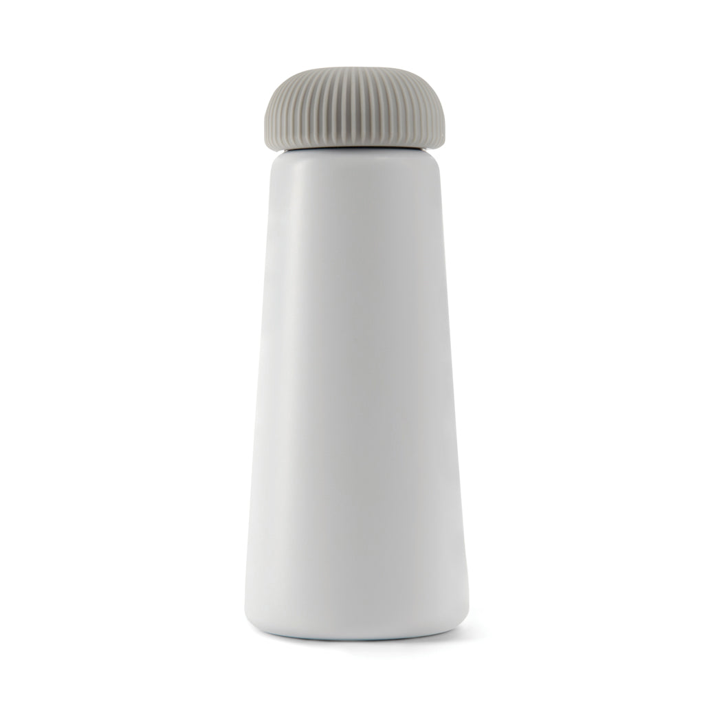 Vacuümfles 450 ml, gerecycled RVS, wit