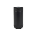 Thermosmok 350 ml met drukknop, gerecycled RVS, zwart