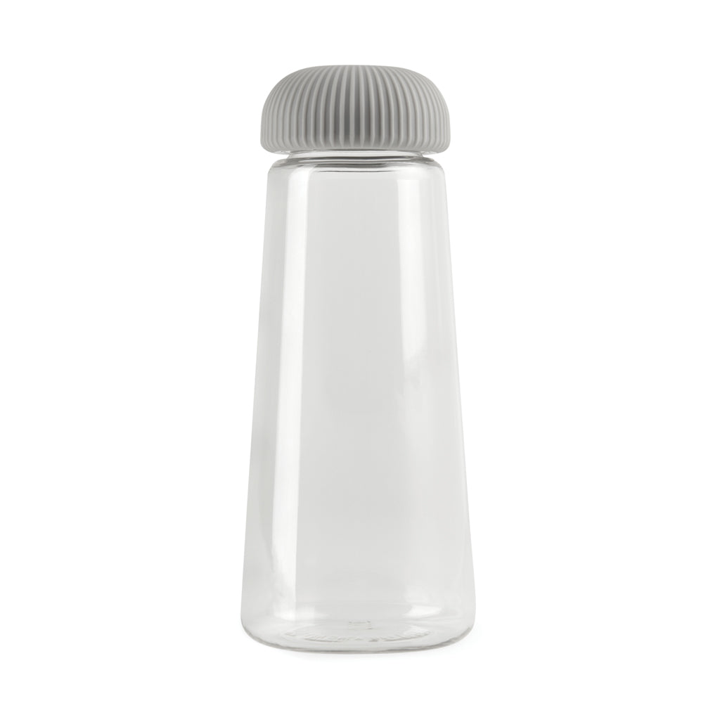 Waterfles 575 ml, kegelvormig, gerecycled PET, transparant