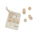 Boter-kaas-en-eierenspel mini, FSC-hout, bruin