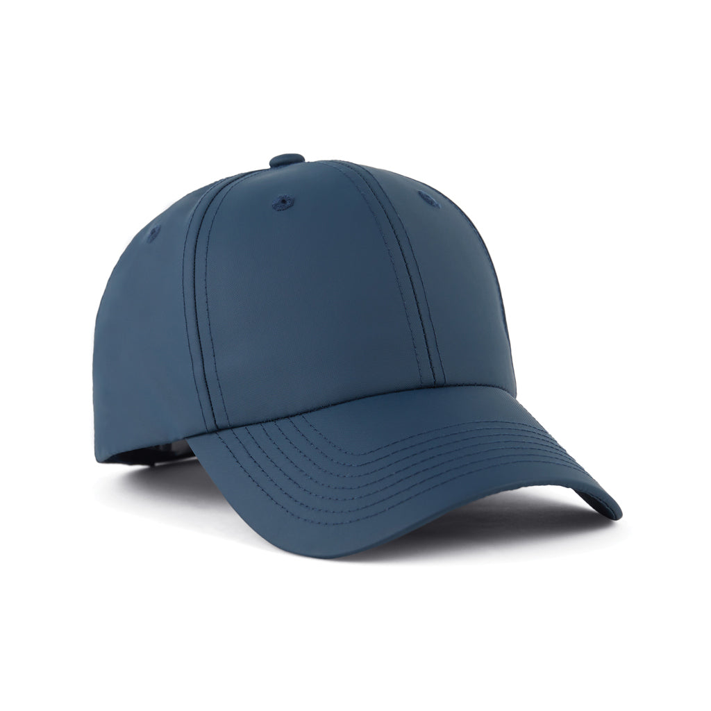 6-panel cap, verstelbaar, gerecycled PET, donkerblauw