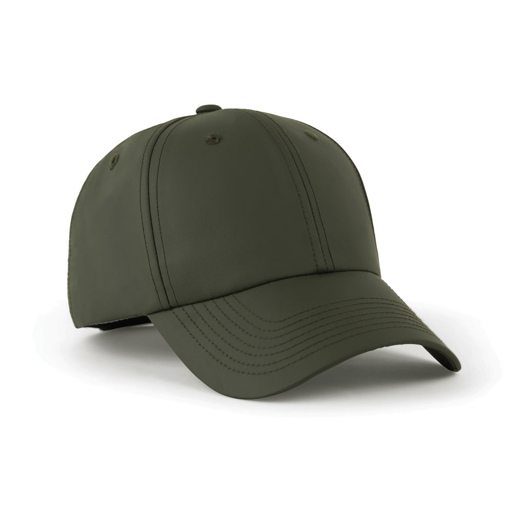 6-panel cap, verstelbaar, gerecycled PET, groen