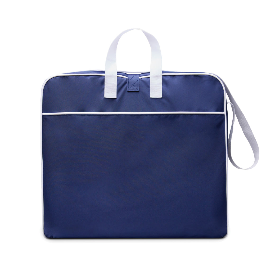 Verstelbare strandstoel, opvouwbaar, gerecycled, donkerblauw