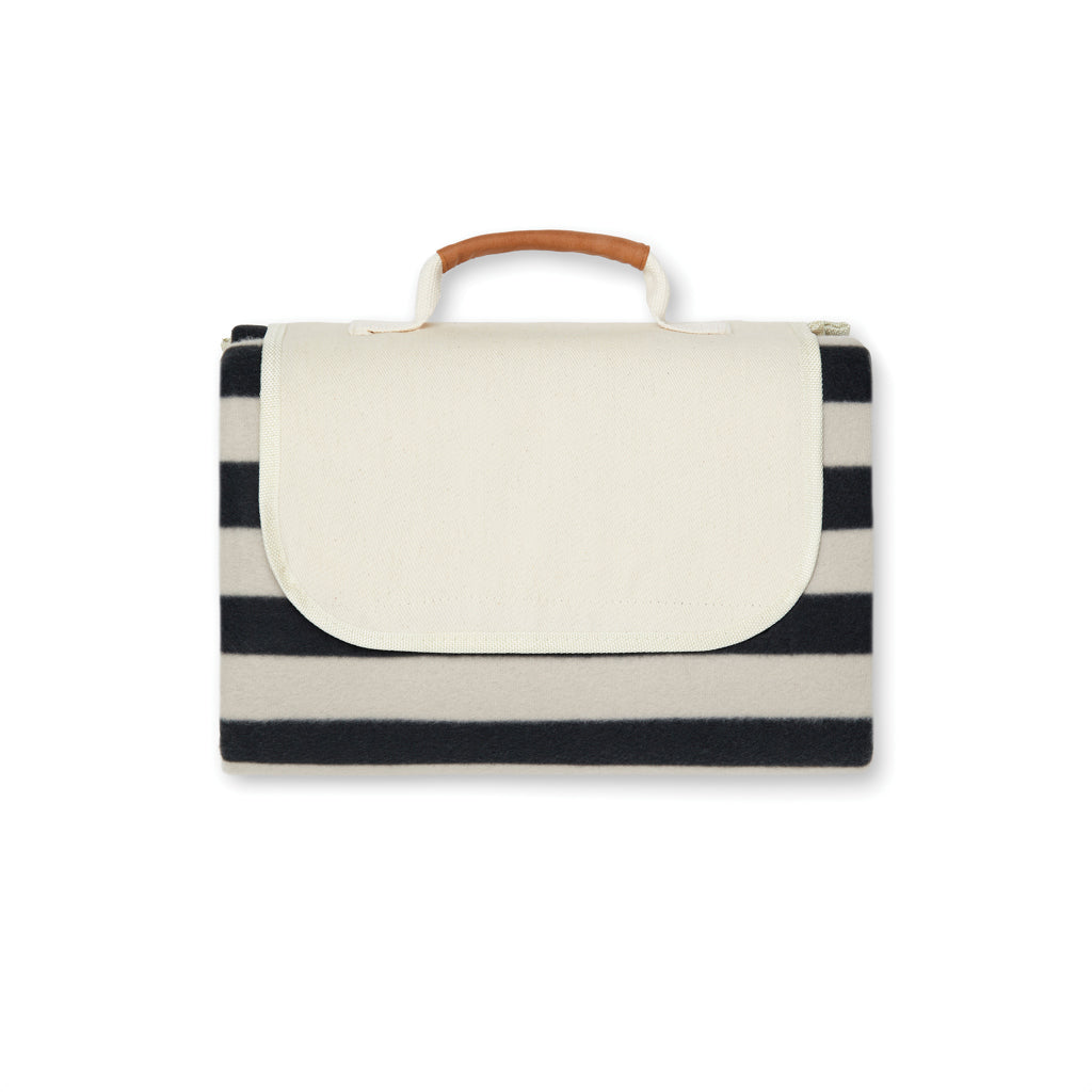 Picknickkleed, fleece, waterafstotend, zwart