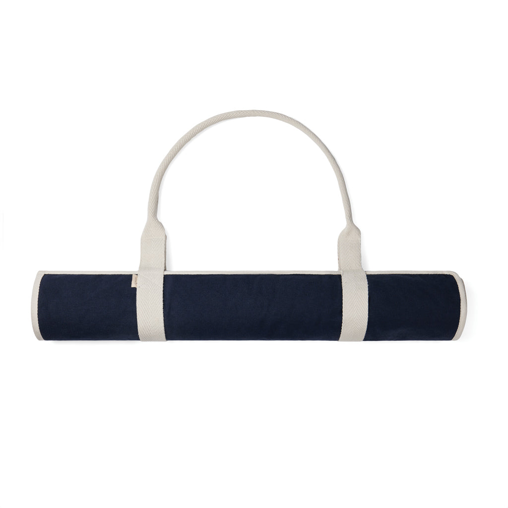 Strandmat met opbergzak, gerecycled canvas, blauw