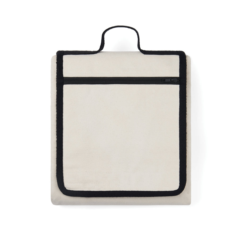 Picknickkleed met opbergzak, gerecycled canvas, gebroken wit