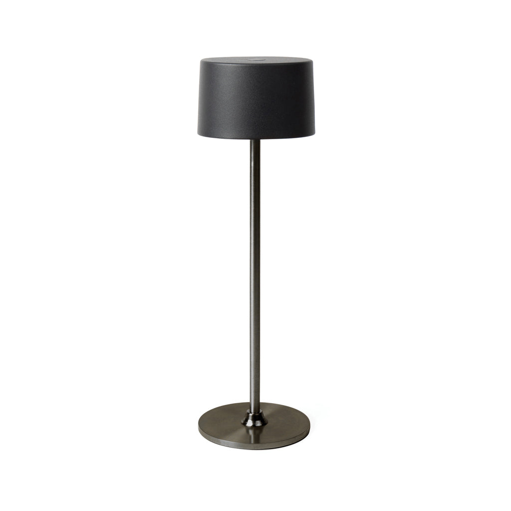 Tafellamp met touch-schakelaar, gerecycled, antraciet