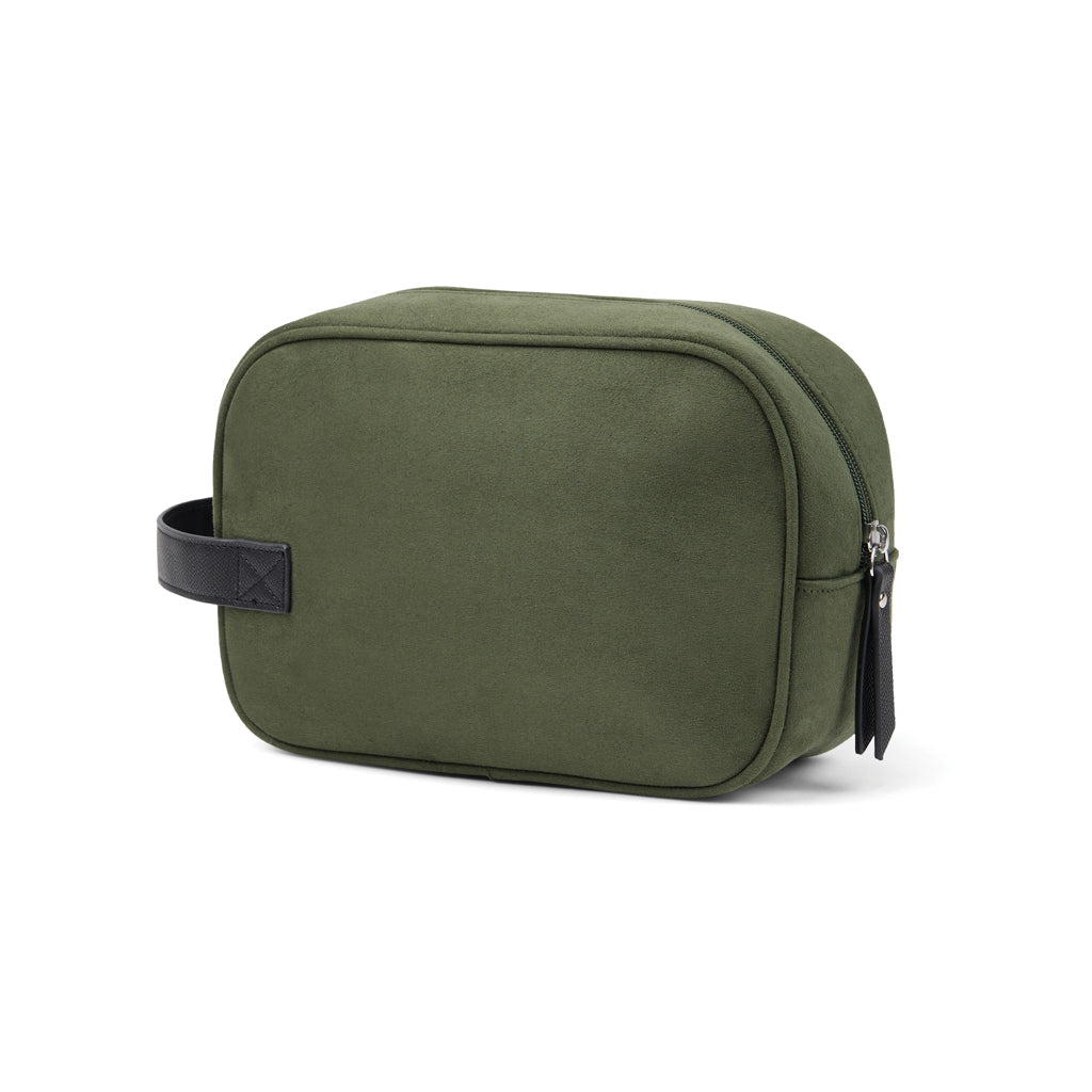Toilettas met zijgreep, gerecycled polyester, groen