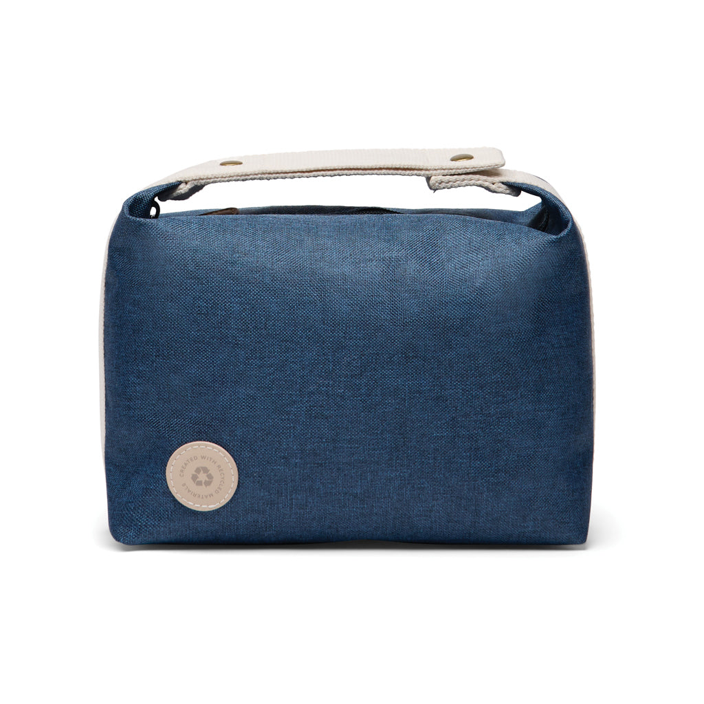 Toilettas met ophanglus, gerecycled polyester, blauw