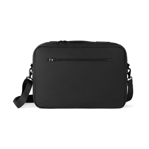 2-in-1 aktetas en rugzak, laptop tot 15 inch, zwart