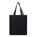 Draagtas van gerecycled canvas, 400 grams, zwart