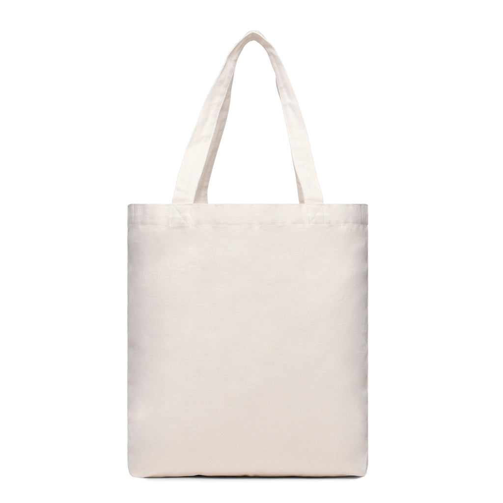 Draagtas van gerecycled canvas, 400 grams, gebroken wit