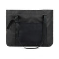 Maxi draagtas, opvouwbaar, gerecycled polyester, zwart