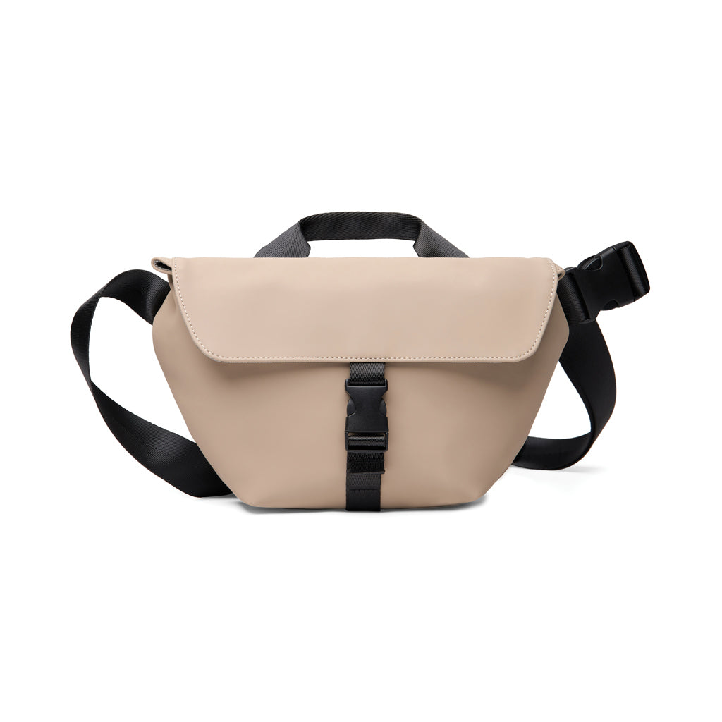 Slingbag met binnenvak en achtervak, greige