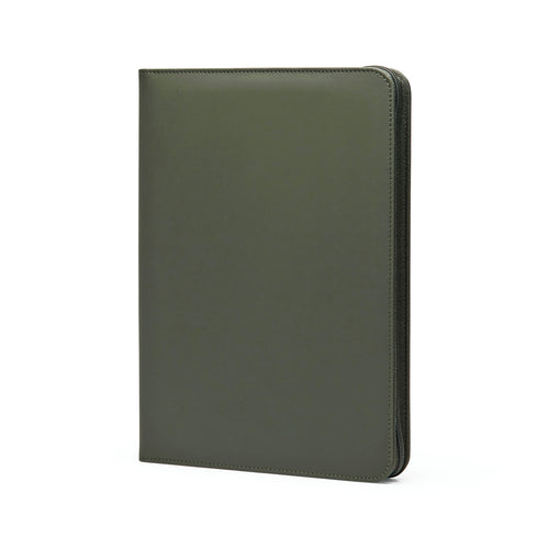 A4-portfolio met notitieblok, gerecycled, groen