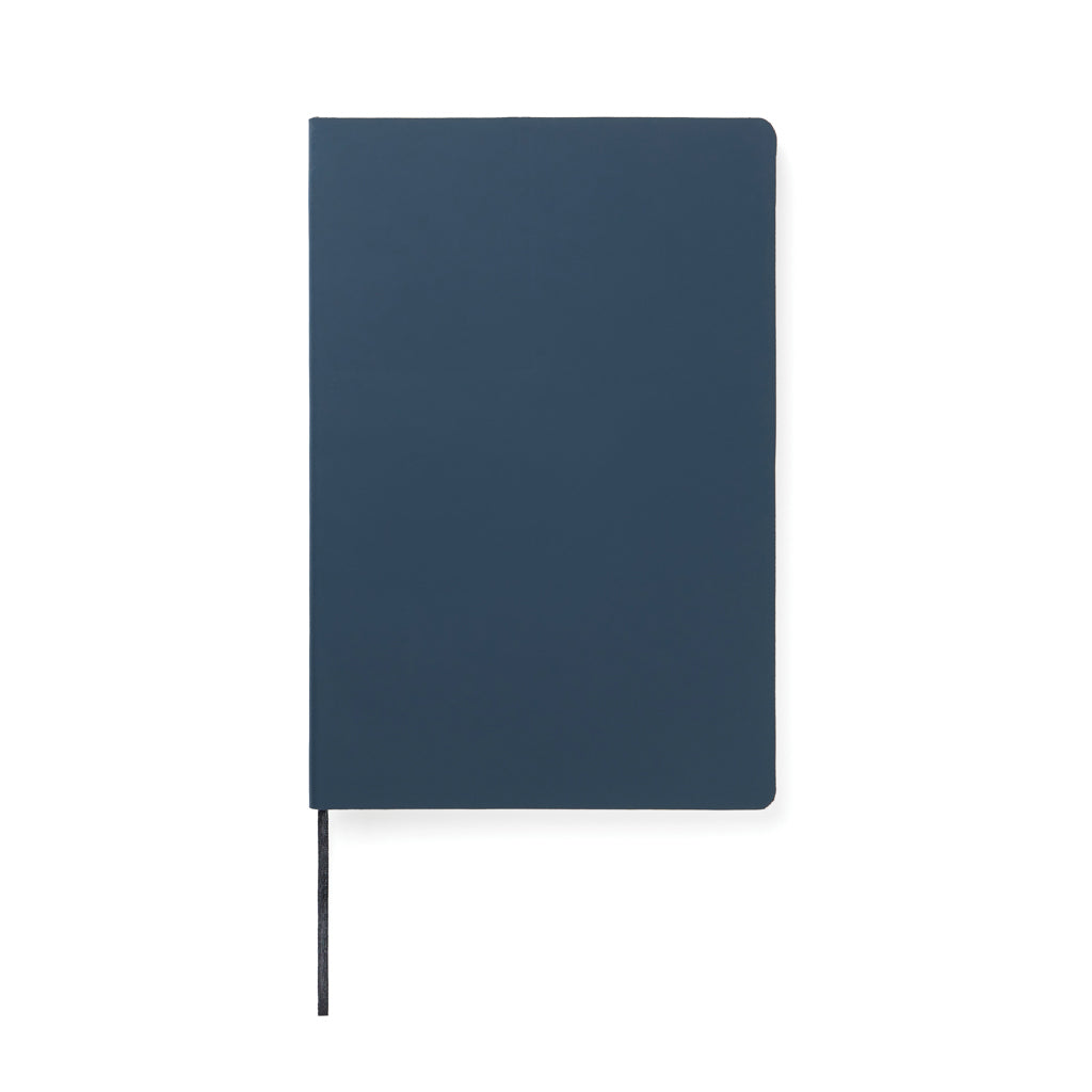 Softcover notitieboek A5, navulbaar, 160 pagina's, donkerblauw