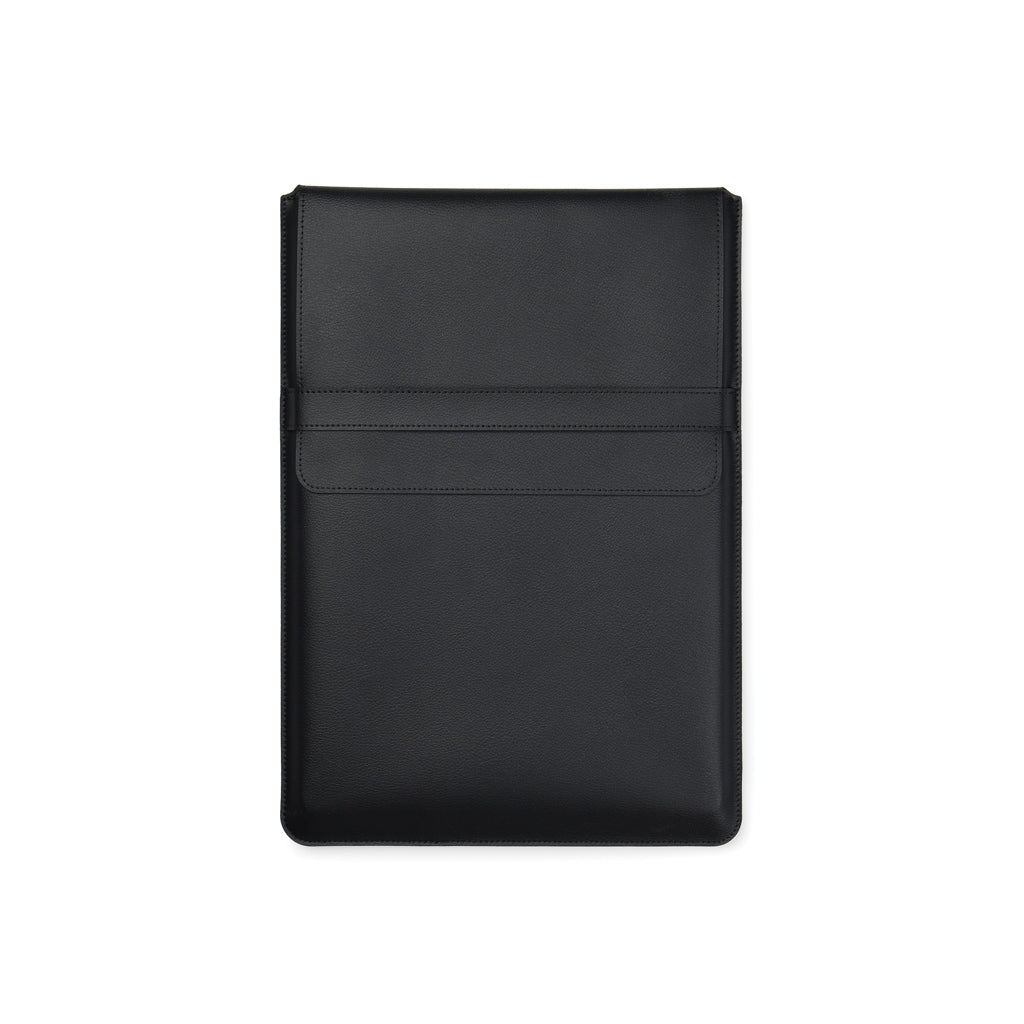 Laptophoes 14 inch met klep als muismat, zwart