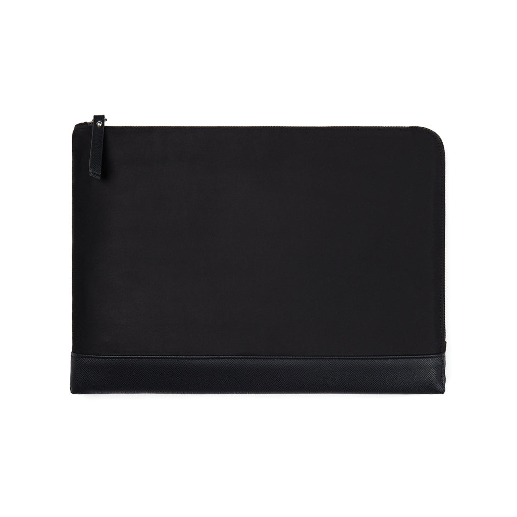 Laptophoes 16 inch met extra lange rits, zwart