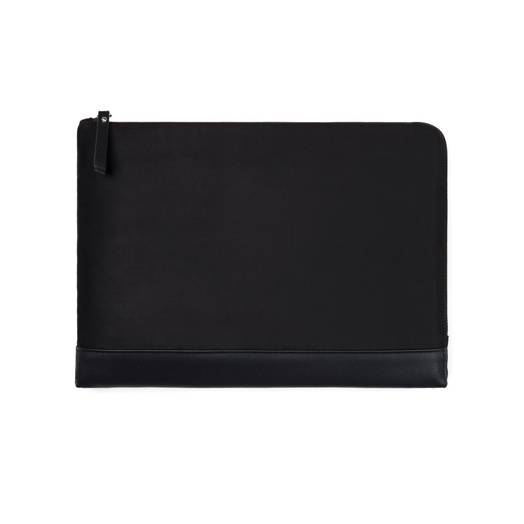 Laptophoes 14 inch met extra lange rits, zwart