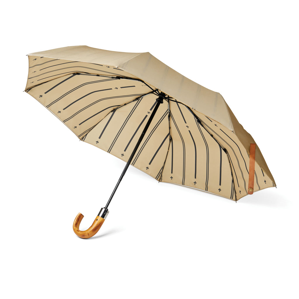 Opvouwbare paraplu 21 inch met auto-opener, beige