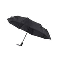 Paraplu 21 inch, compact, gerecycled polyester, zwart