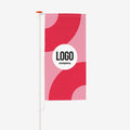 Baniervlag van gerecycled doek