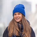 Beanie met 3D-reliëflogo