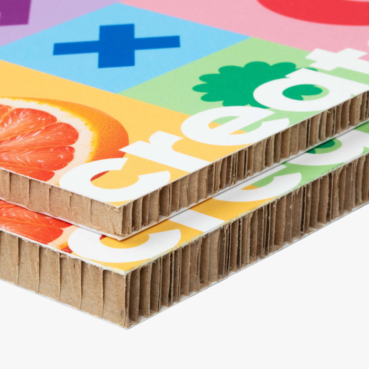 Bord van stevig karton
