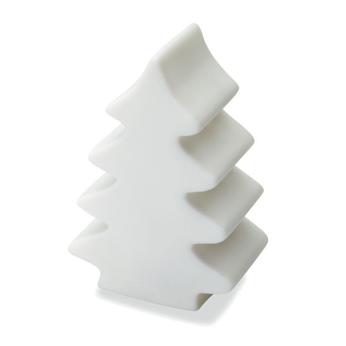Kerstboom met kleurwisselend LED-licht, wit