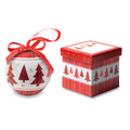 Kerstbal met parelmoerglans, multicolour