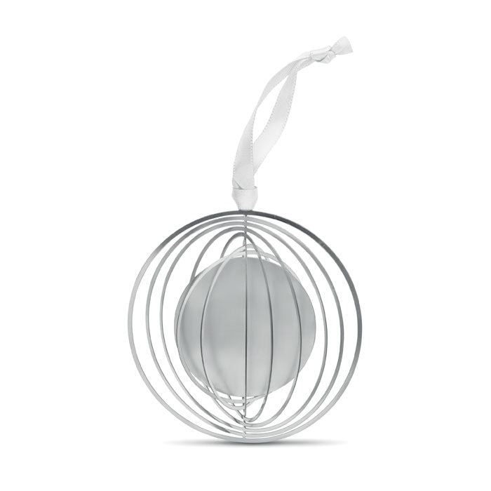 Vouwbare kerstdecoratie van RVS, zilver