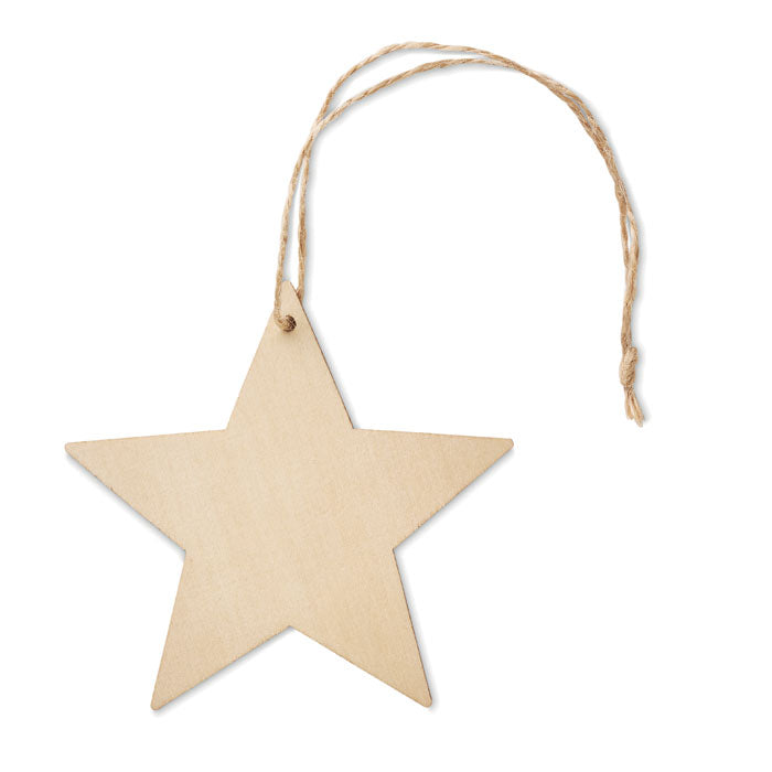 Boomhanger in stervorm van hout, hout