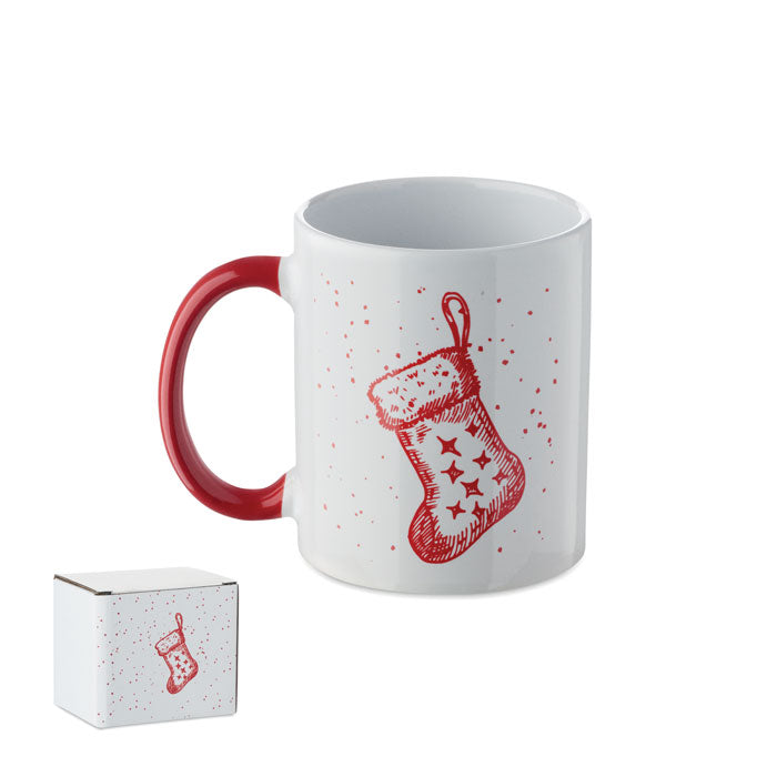 Kerstmok 300 ml, rood