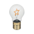 Decoratieve ledlamp met gloeidraadeffect, geel