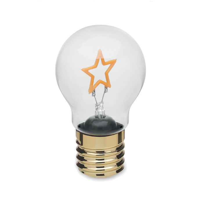 Decoratieve ledlamp met gloeidraadeffect, geel