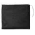 Opvouwbare poncho met capuchon, zwart