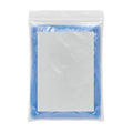 Opvouwbare regenponcho in polybag, blauw