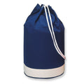 Katoenen plunjezak met witte streep, blauw