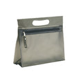 Transparante toilettas van PVC, zwart