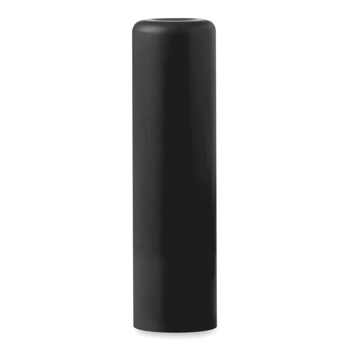 Lippenbalsem met SPF10, vanillesmaak, zwart