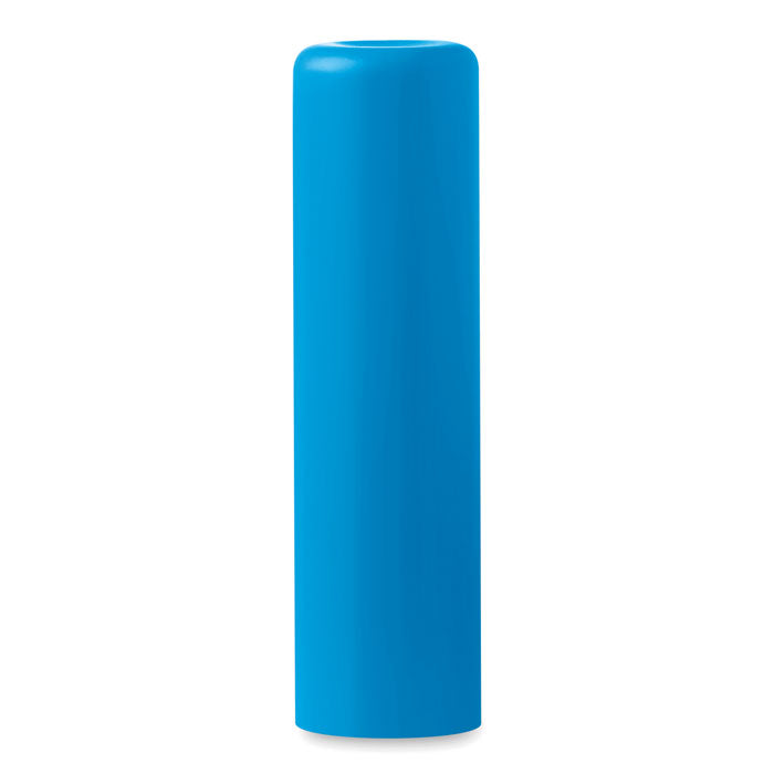 Lippenbalsem met SPF10, vanillesmaak, turquoise