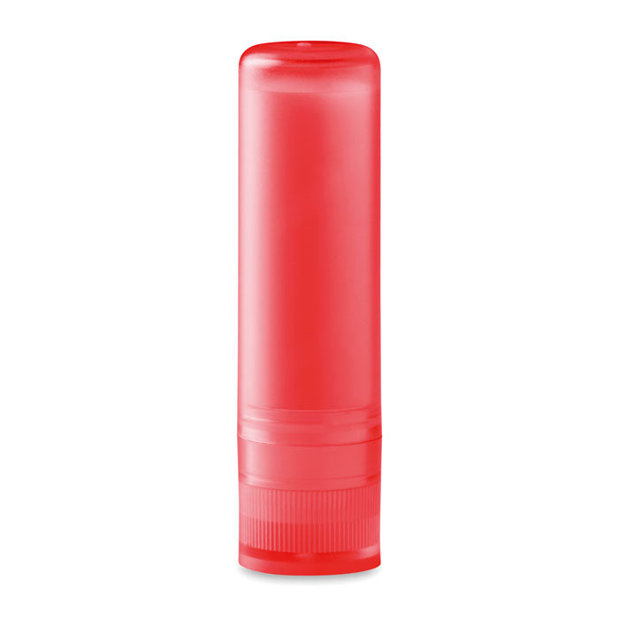 Lippenbalsem met SPF10, vanillesmaak, transparant rood