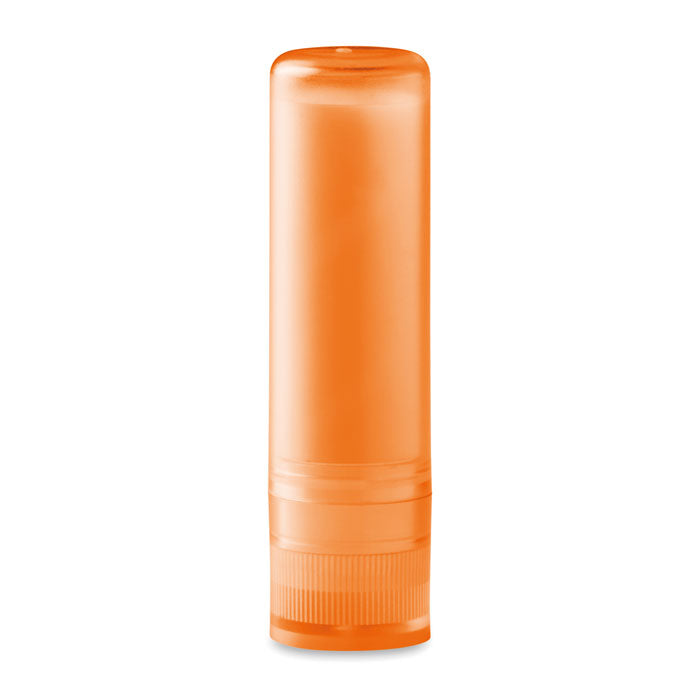 Lippenbalsem met SPF10, vanillesmaak, transparant oranje
